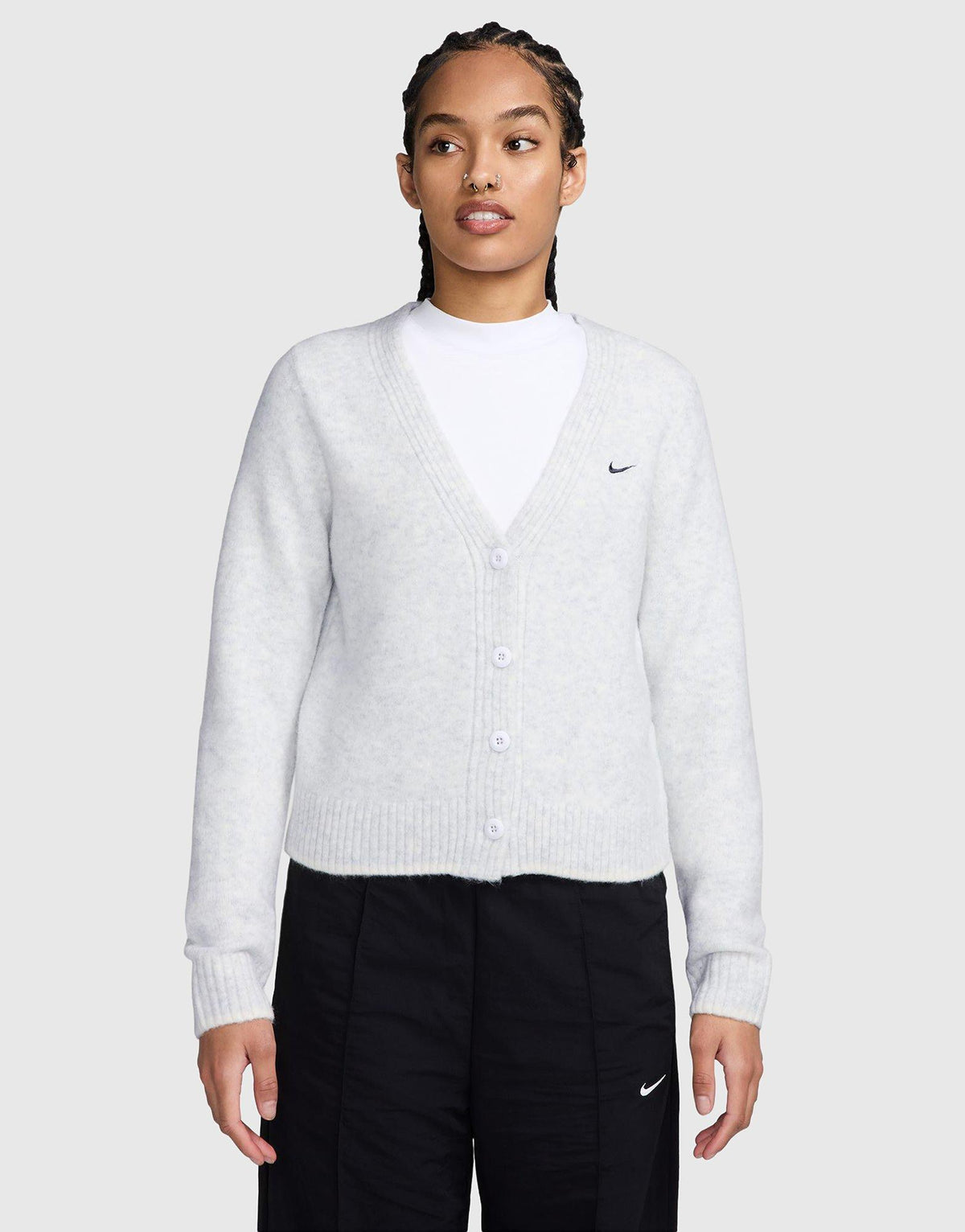 เสื้อแขนยาวผู้หญิง Sportswear Chill Knit Slim Cardigan