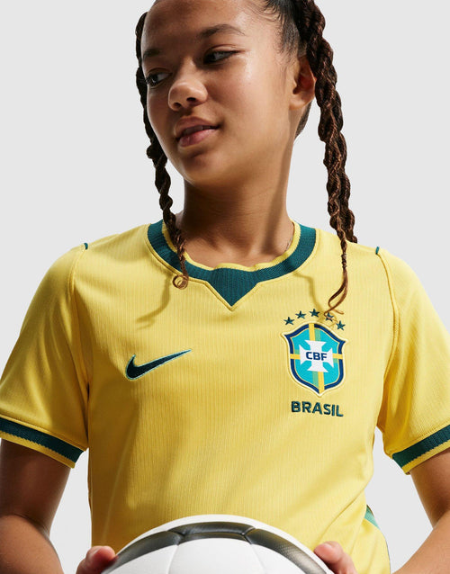 เสื้อฟุตบอลชุดเหย้าเด็กโต Brazil 2026