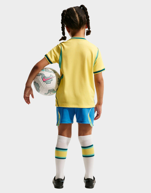 เสื้อฟุตบอลชุดเหย้าเด็กเล็ก Brazil 2026