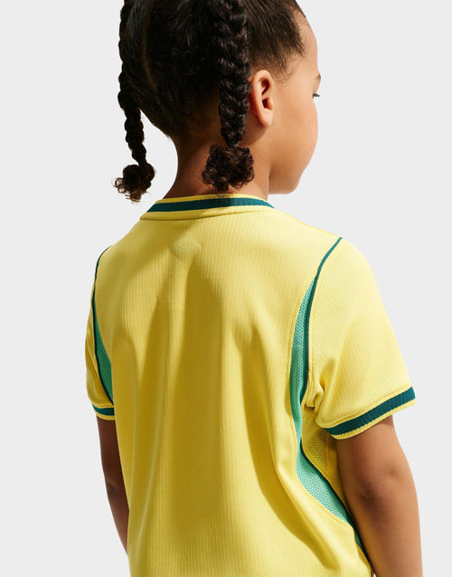 เสื้อฟุตบอลชุดเหย้าเด็กเล็ก Brazil 2026