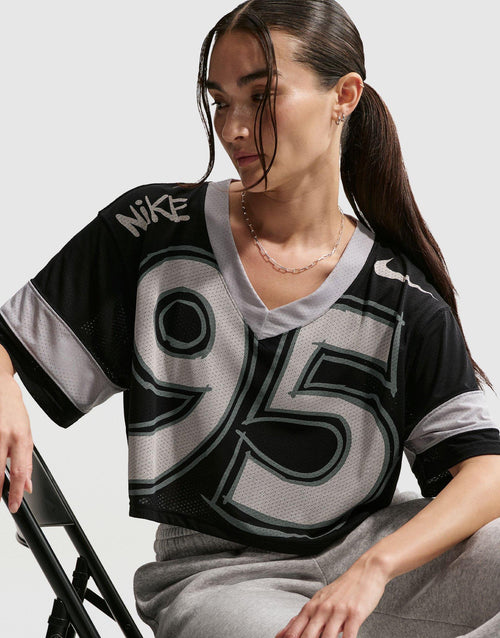 เสื้อยืดผู้หญิง Sportswear Cropped Jersey