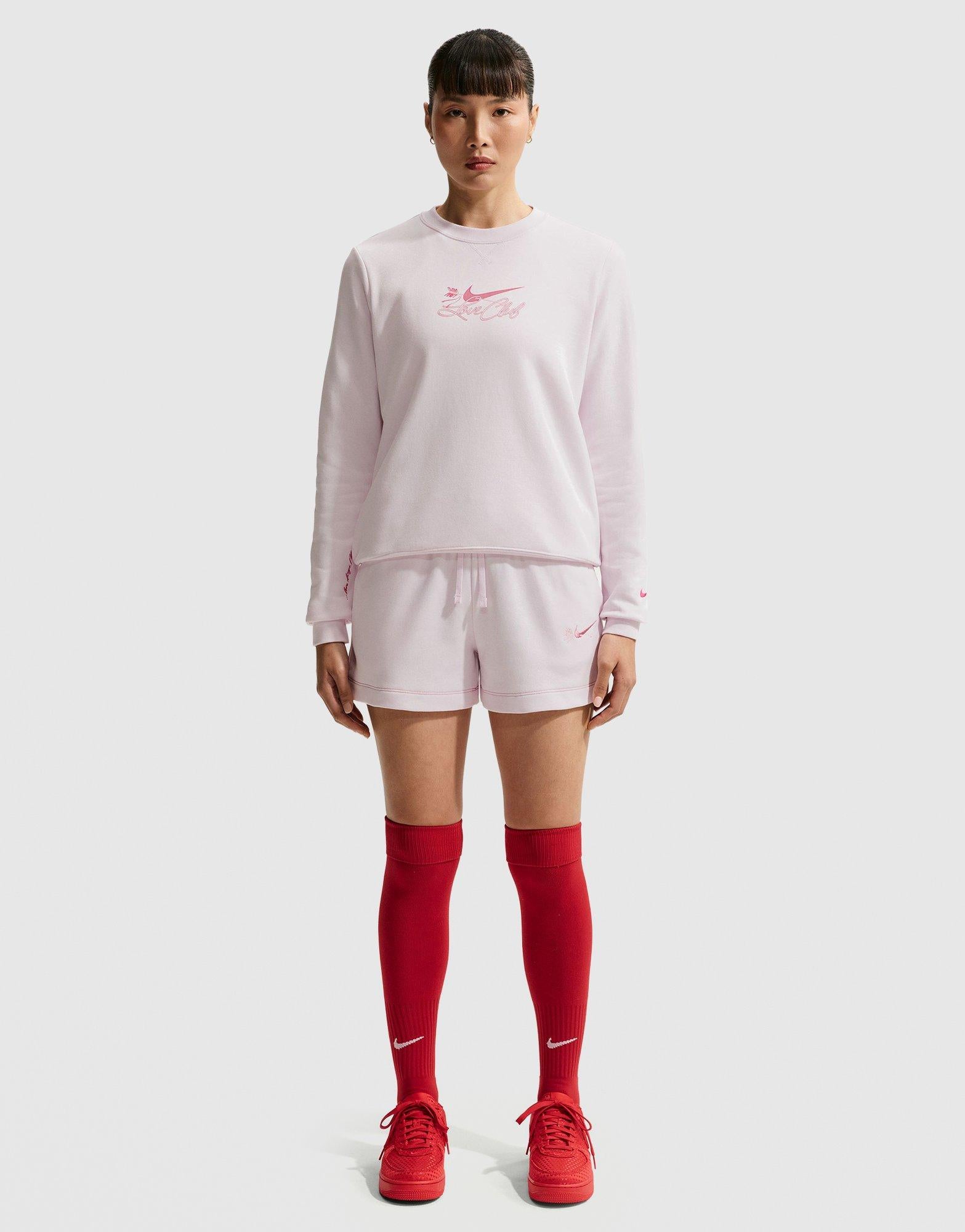 กางเกงขาสั้นผู้หญิง Sportswear Club Fleece