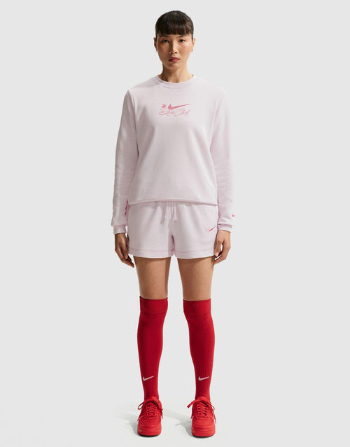 กางเกงขาสั้นผู้หญิง Sportswear Club Fleece