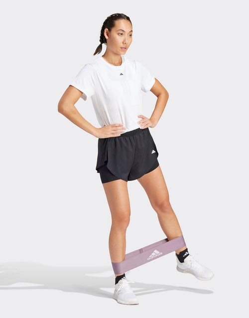 กางเกงขาสั้นผู้หญิง Designed for Training 2-in-1