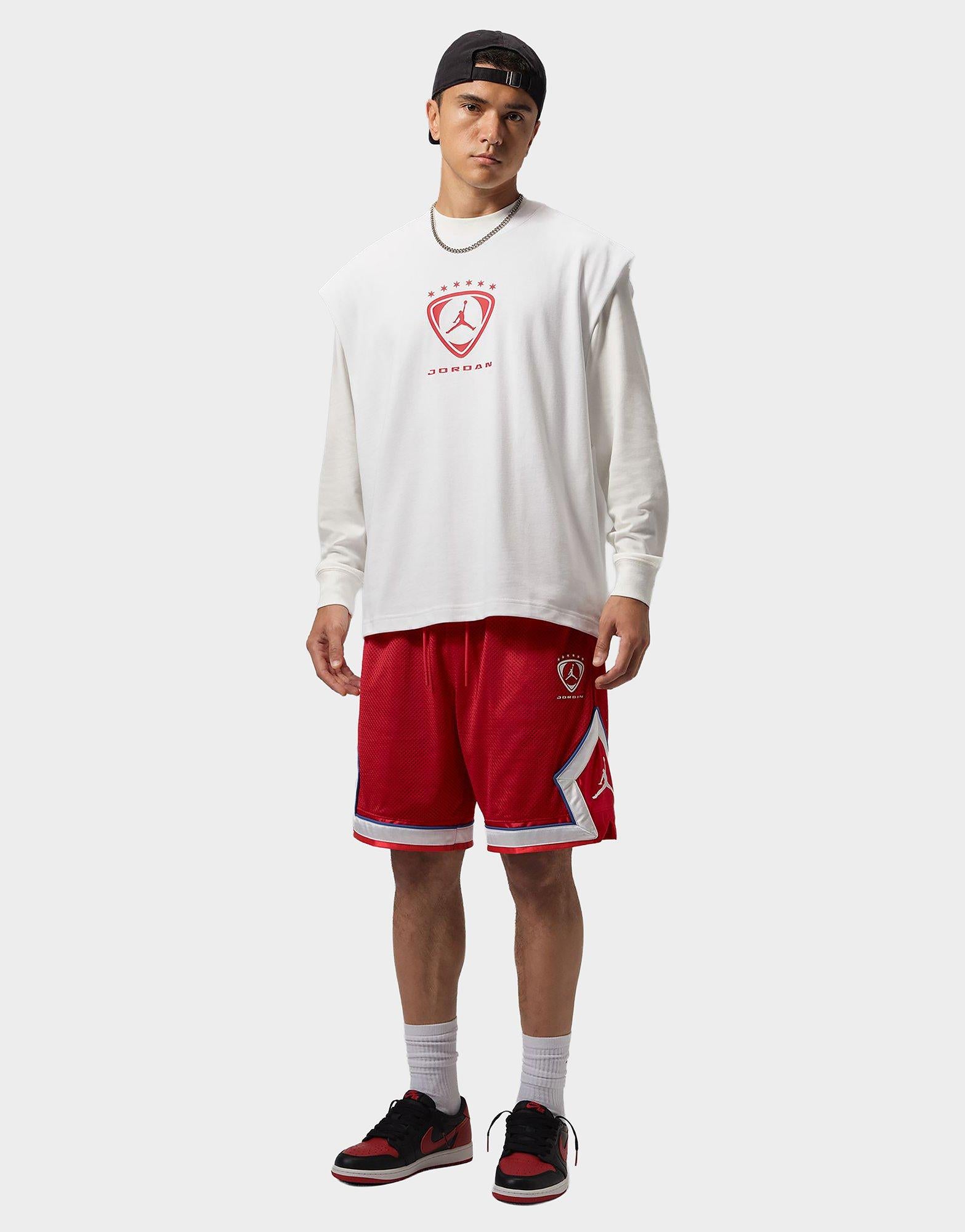 กางเกงขาสั้นผู้ชาย Brooklyn Diamond Mesh