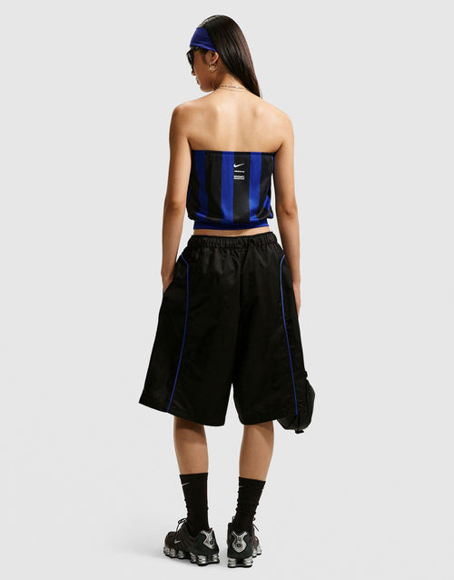 กางเกงขาสั้นผู้หญิง Sportswear Loose Mid-Rise