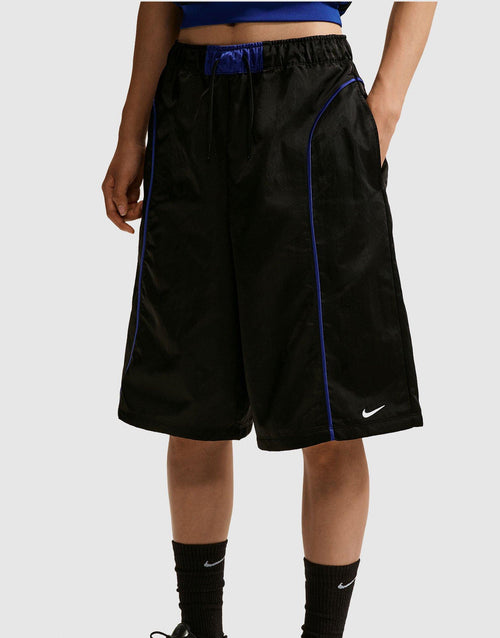 กางเกงขาสั้นผู้หญิง Sportswear Loose Mid-Rise