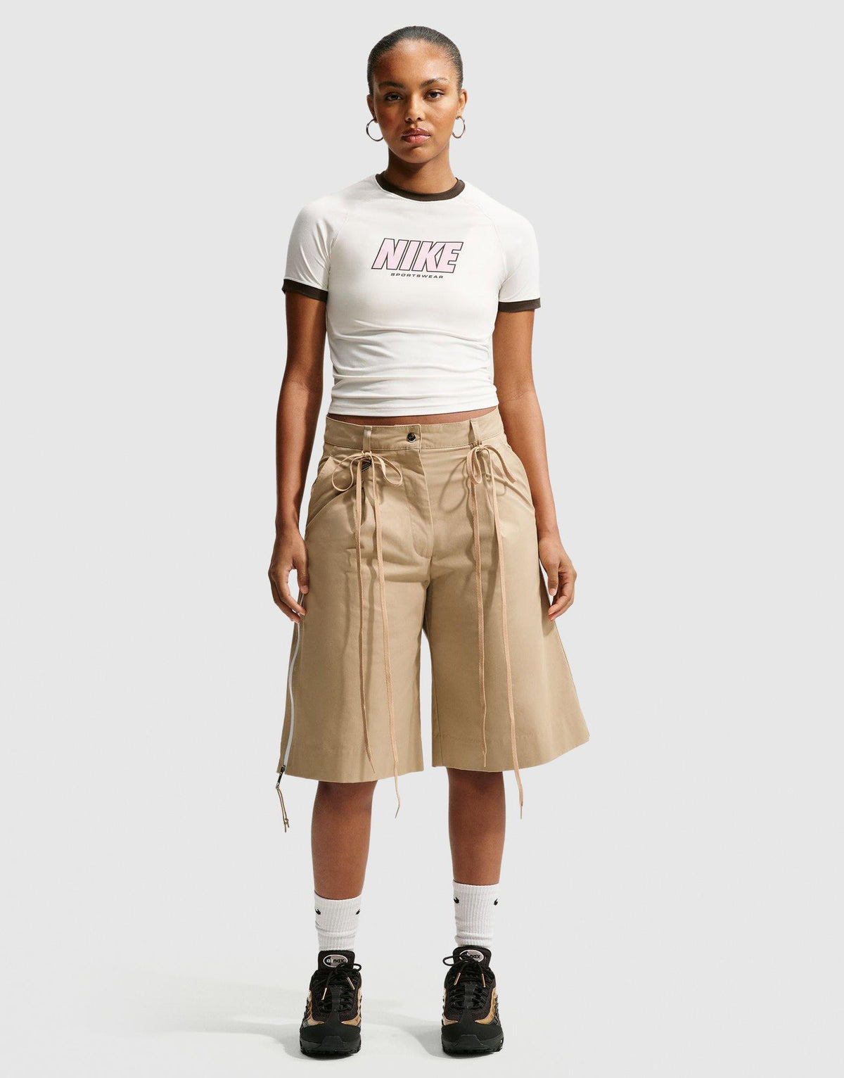เสื้อยืดผู้หญิง Sportswear Fitted