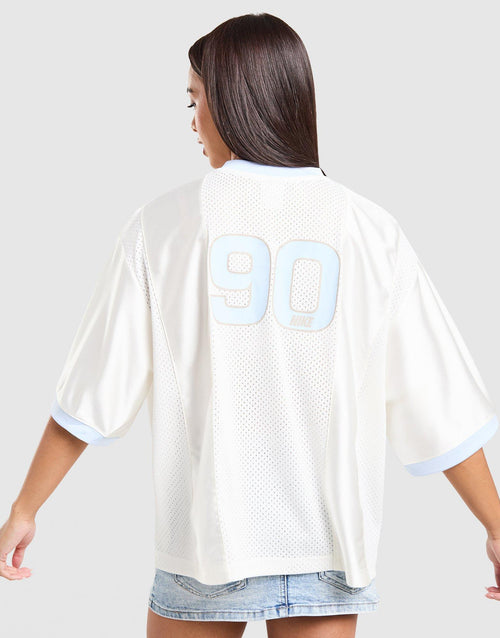 เสื้อแขนสั้นผู้หญิง Sportswear Oversized Graphic