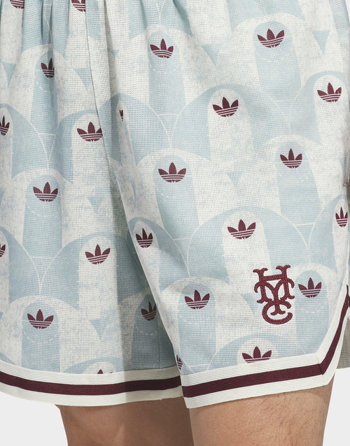 กางเกงขาสั้นผู้ชาย Hoop York City Allover Print