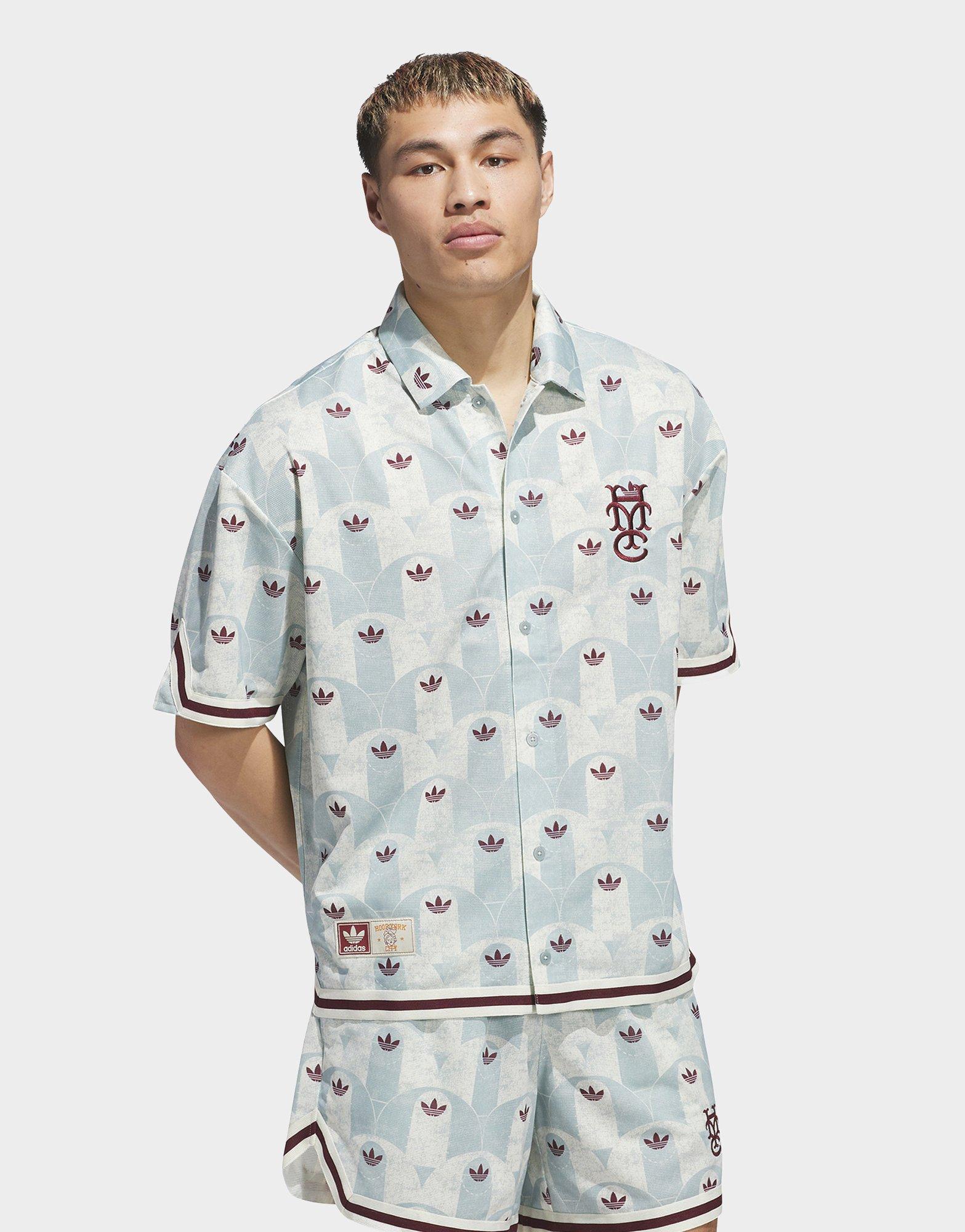 เสื้อแขนสั้นผู้ชาย Hoop York City Allover Print