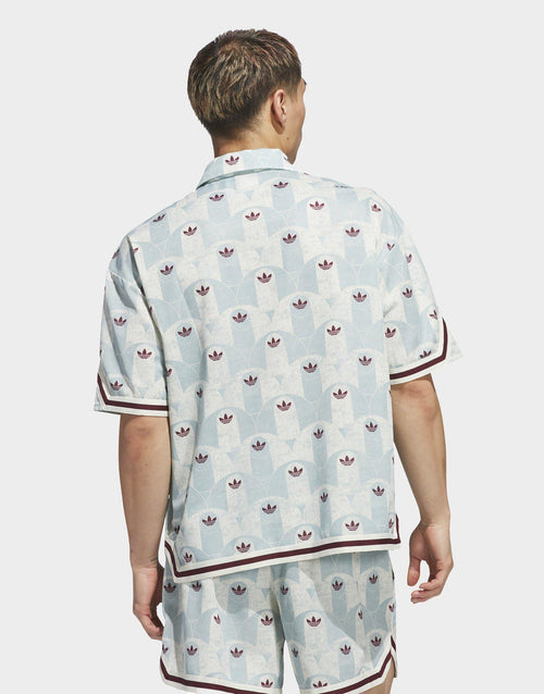 เสื้อแขนสั้นผู้ชาย Hoop York City Allover Print