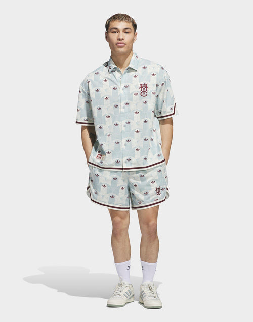 เสื้อแขนสั้นผู้ชาย Hoop York City Allover Print