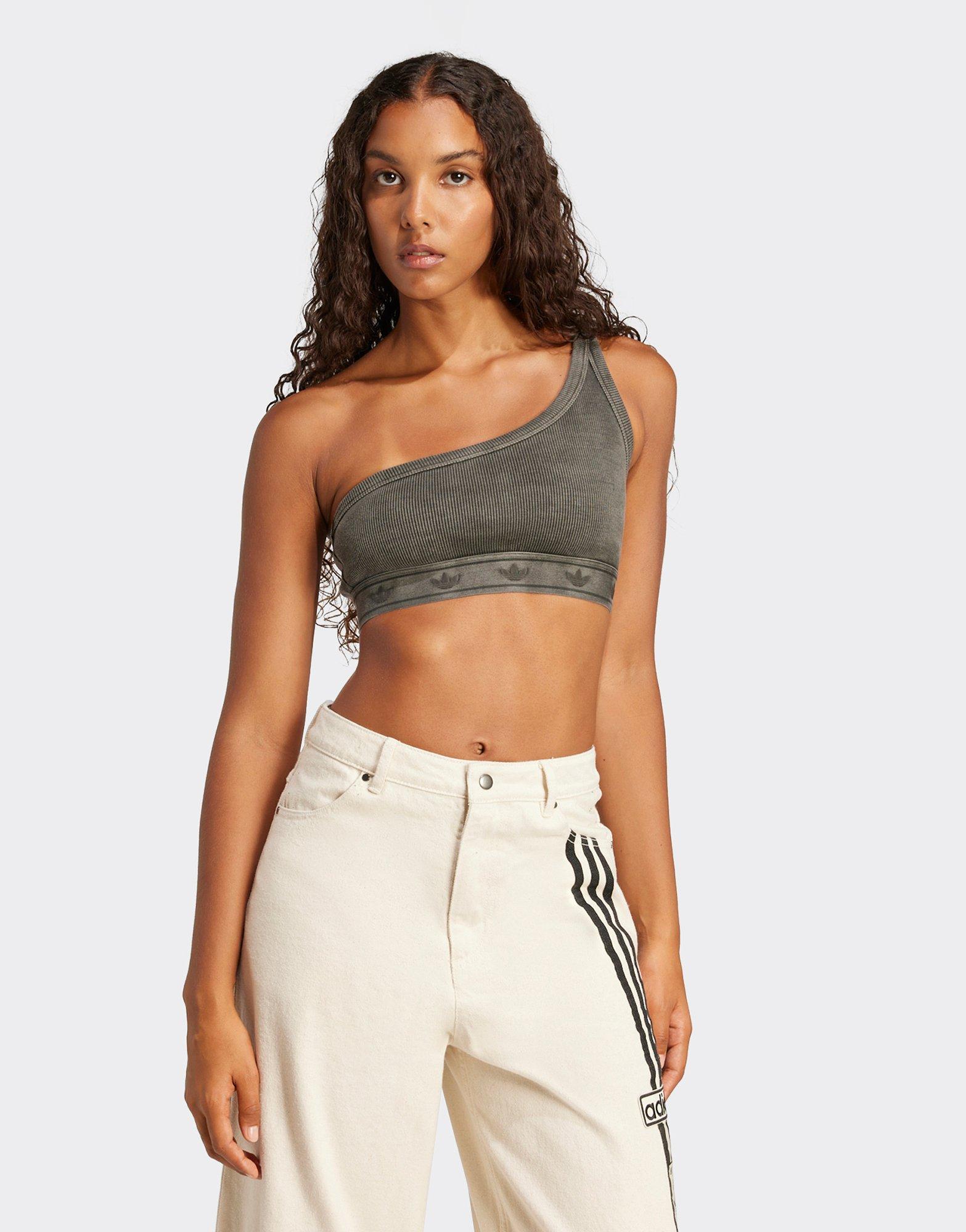 เสื้อไหล่เดียว Ribbed
