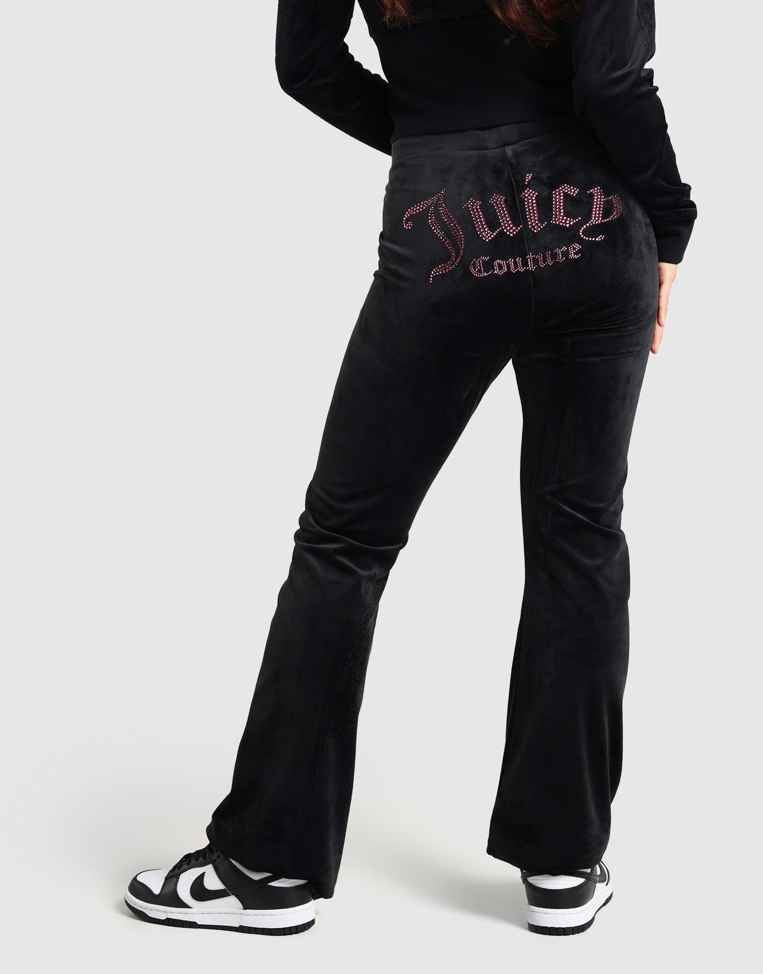 กางเกงขายาวผู้หญิง Flare Velour