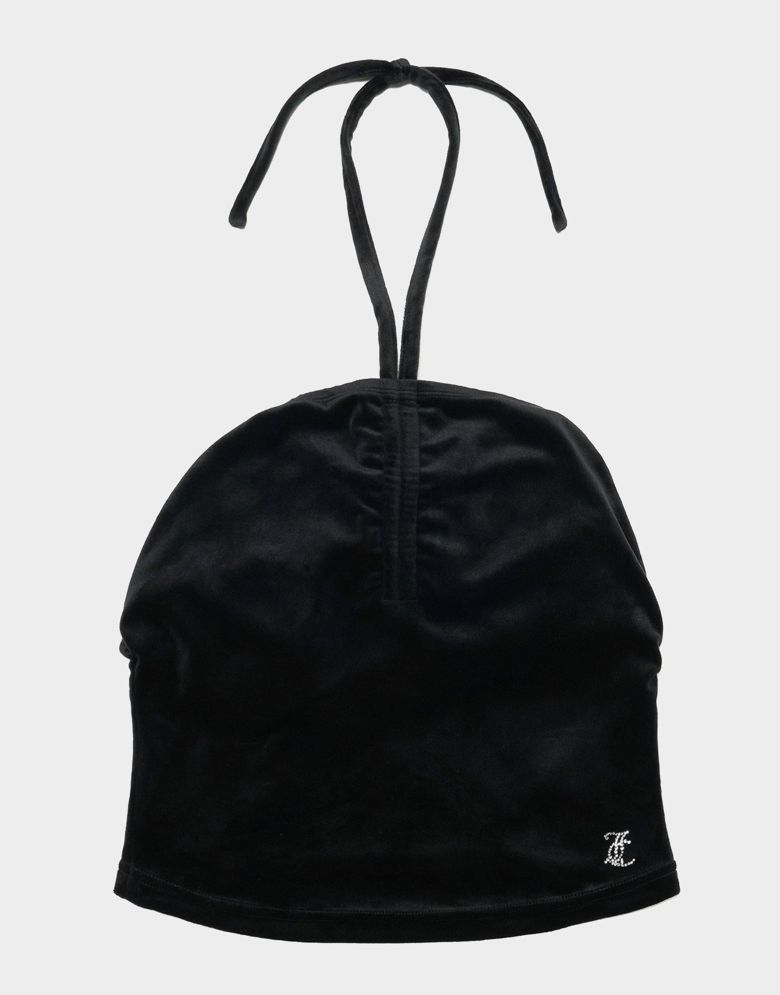 เสื้อเกาะอกผู้หญิง Halter Ruche