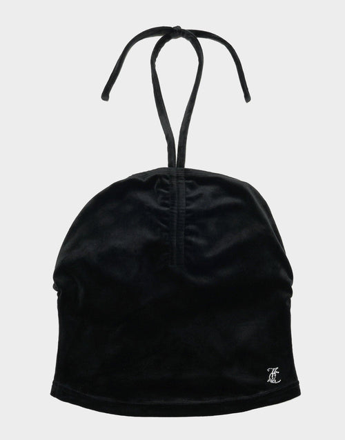 เสื้อเกาะอกผู้หญิง Halter Ruche