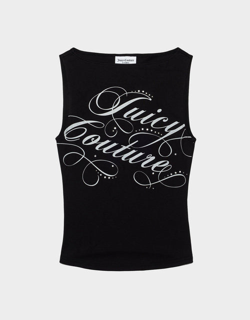 เสื้อแขนกุดผู้หญิง Rebelle Script