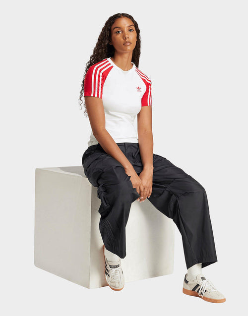 เสื้อยืดผู้หญิง Adicolor 3-Stripes Raglan Slim