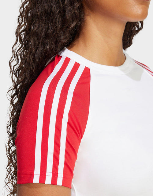 เสื้อยืดผู้หญิง Adicolor 3-Stripes Raglan Slim