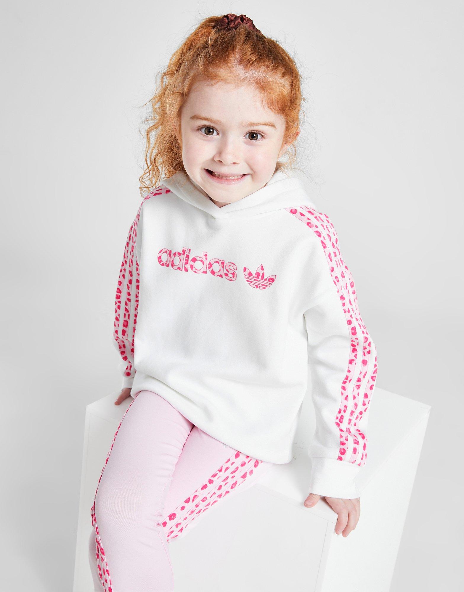 ชุดเซ็ตเด็กเล็ก Leopard Hoodie Leggings