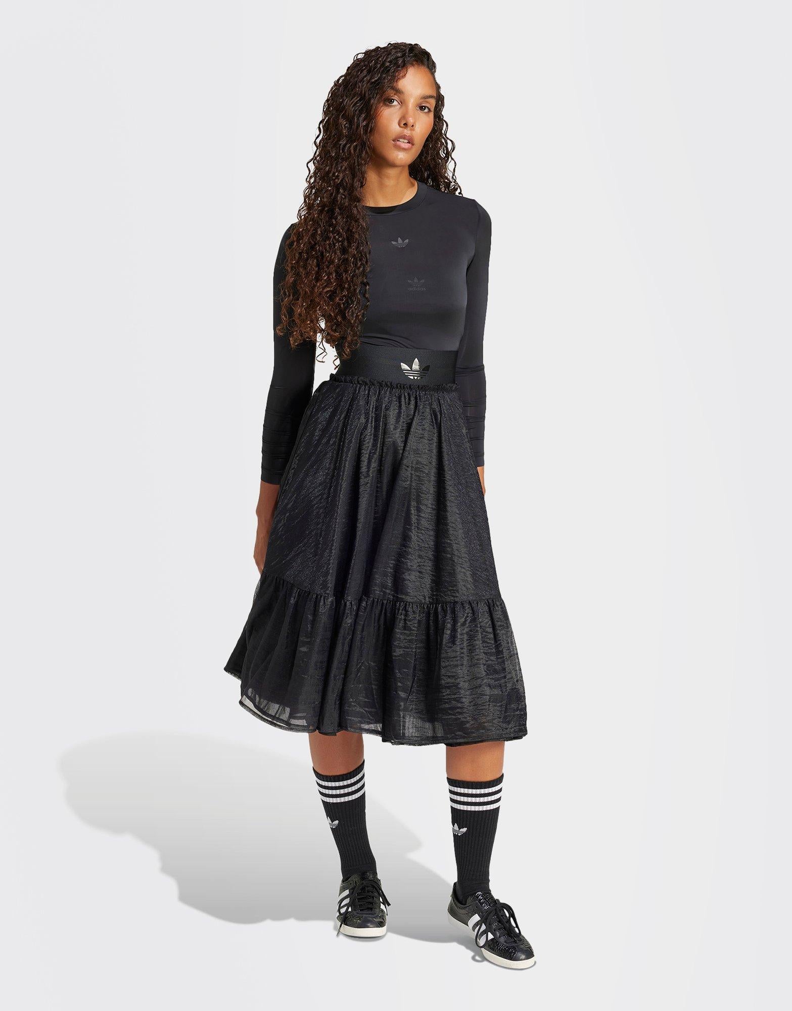 กระโปรงผู้หญิง Waistband Tulle Maxi