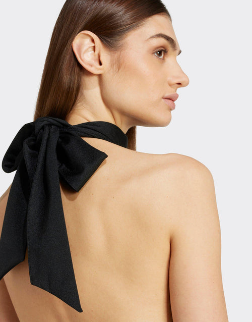 เสื้อ Tie-Neck Crop