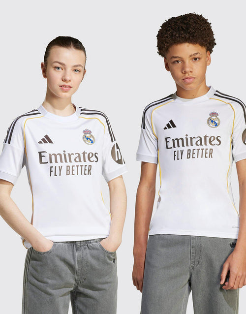 เสื้อฟุตบอลชุดเหย้าเด็กโต Real Madrid 25/26