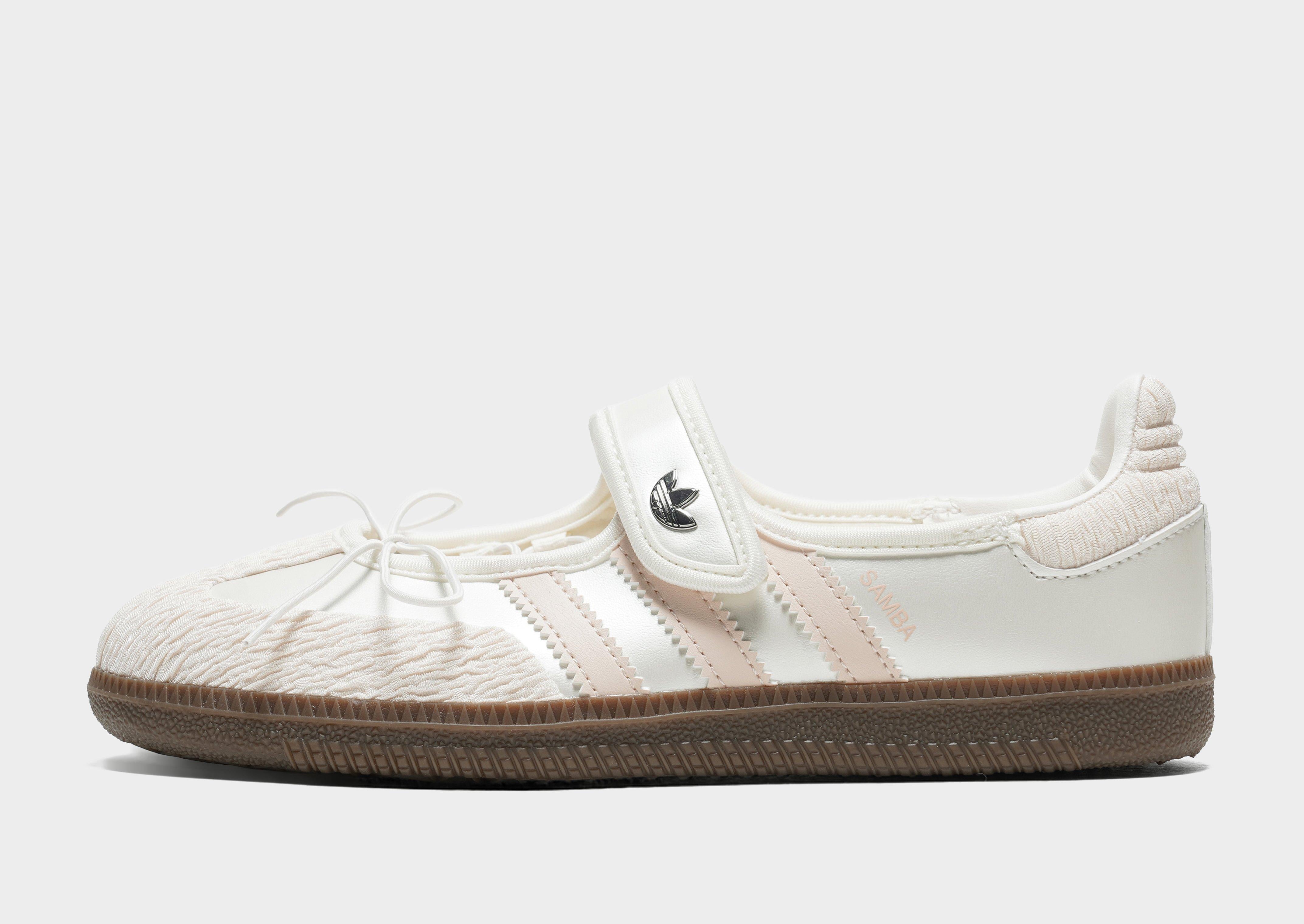 สีขาว adidas รองเท้าผู้หญิง Samba Jane