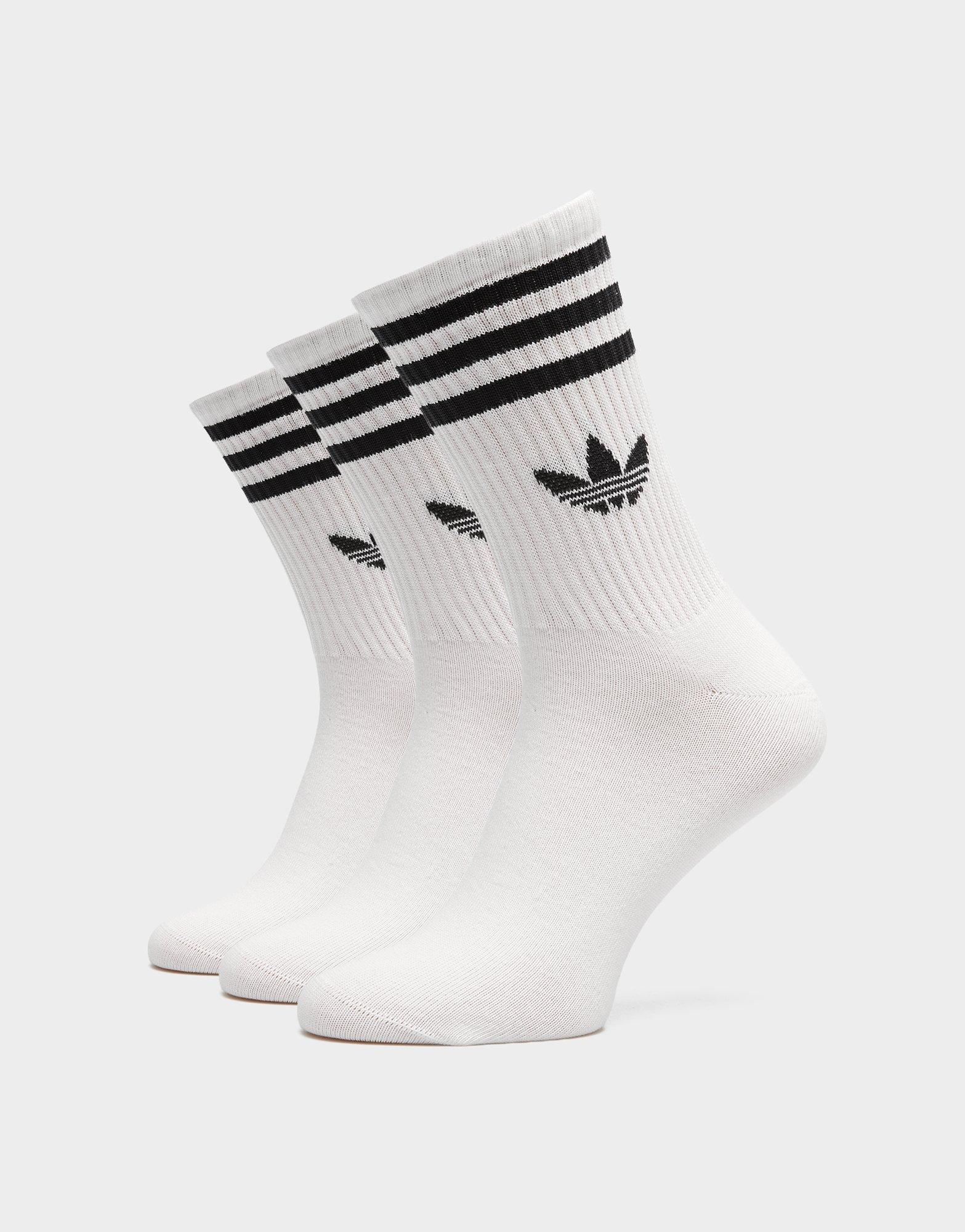 ถุงเท้า 3-Stripes Crew (แพค 3)