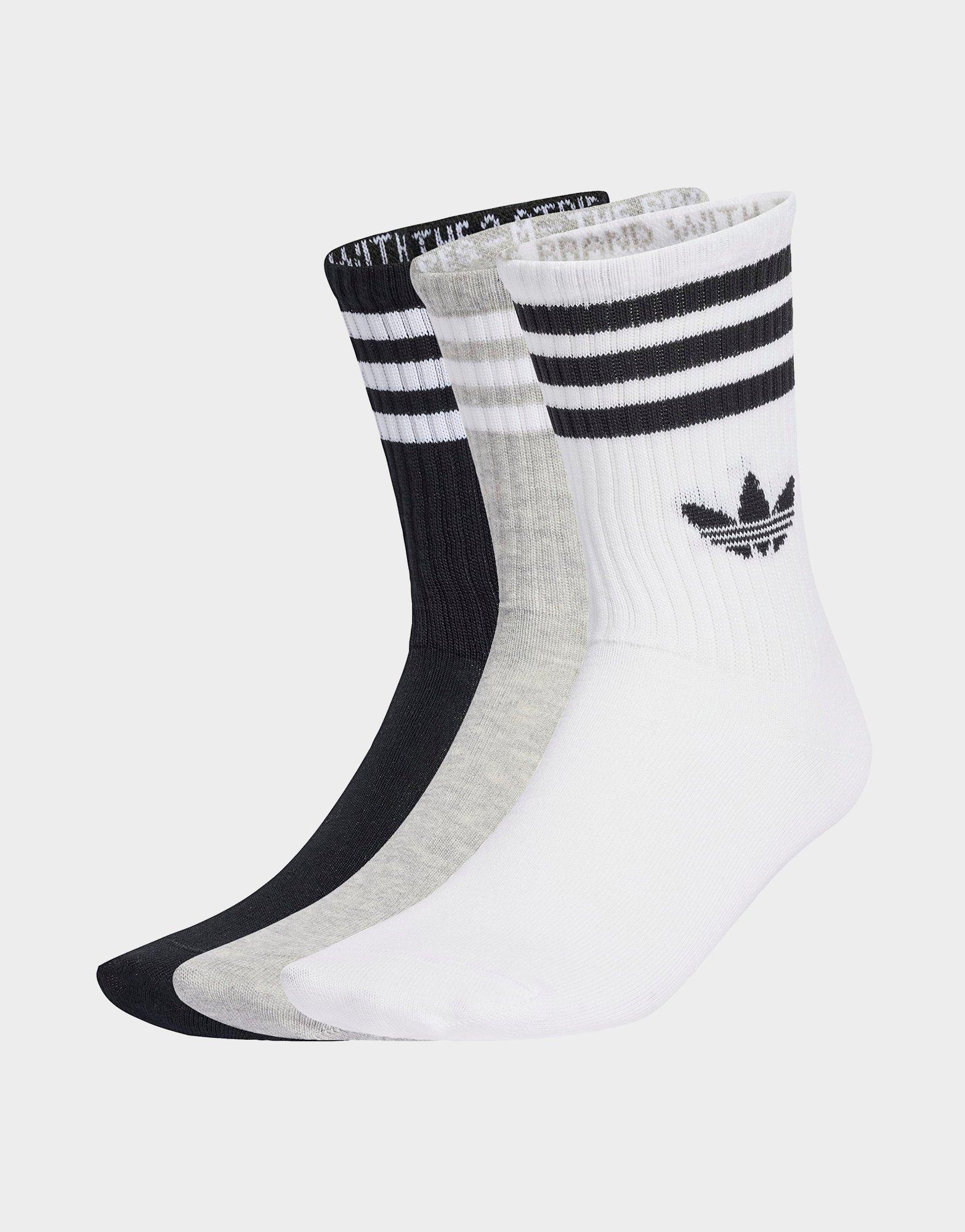 ถุงเท้า 3-Stripes Crew (แพค 3)