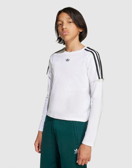 เสื้อยืดแขนยาวเด็กโต Layered