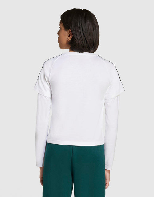 เสื้อยืดแขนยาวเด็กโต Layered