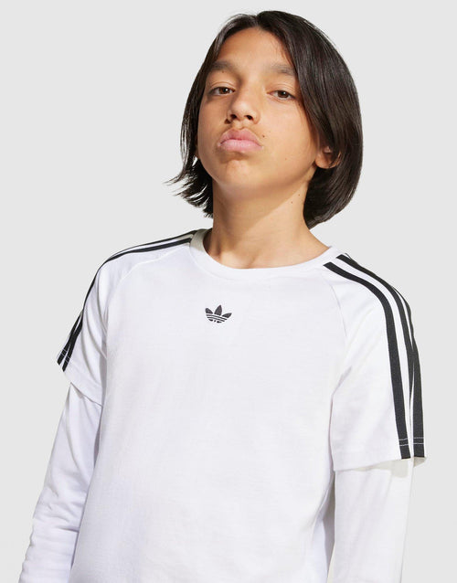 เสื้อยืดแขนยาวเด็กโต Layered