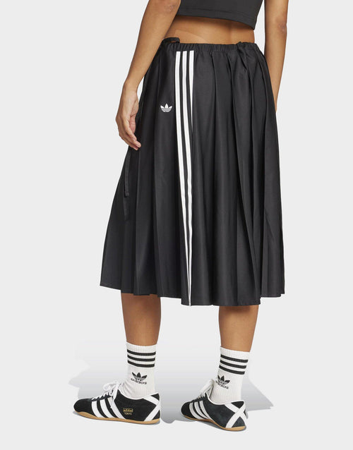 กระโปรงผู้หญิง Ribbon Pleated Maxi