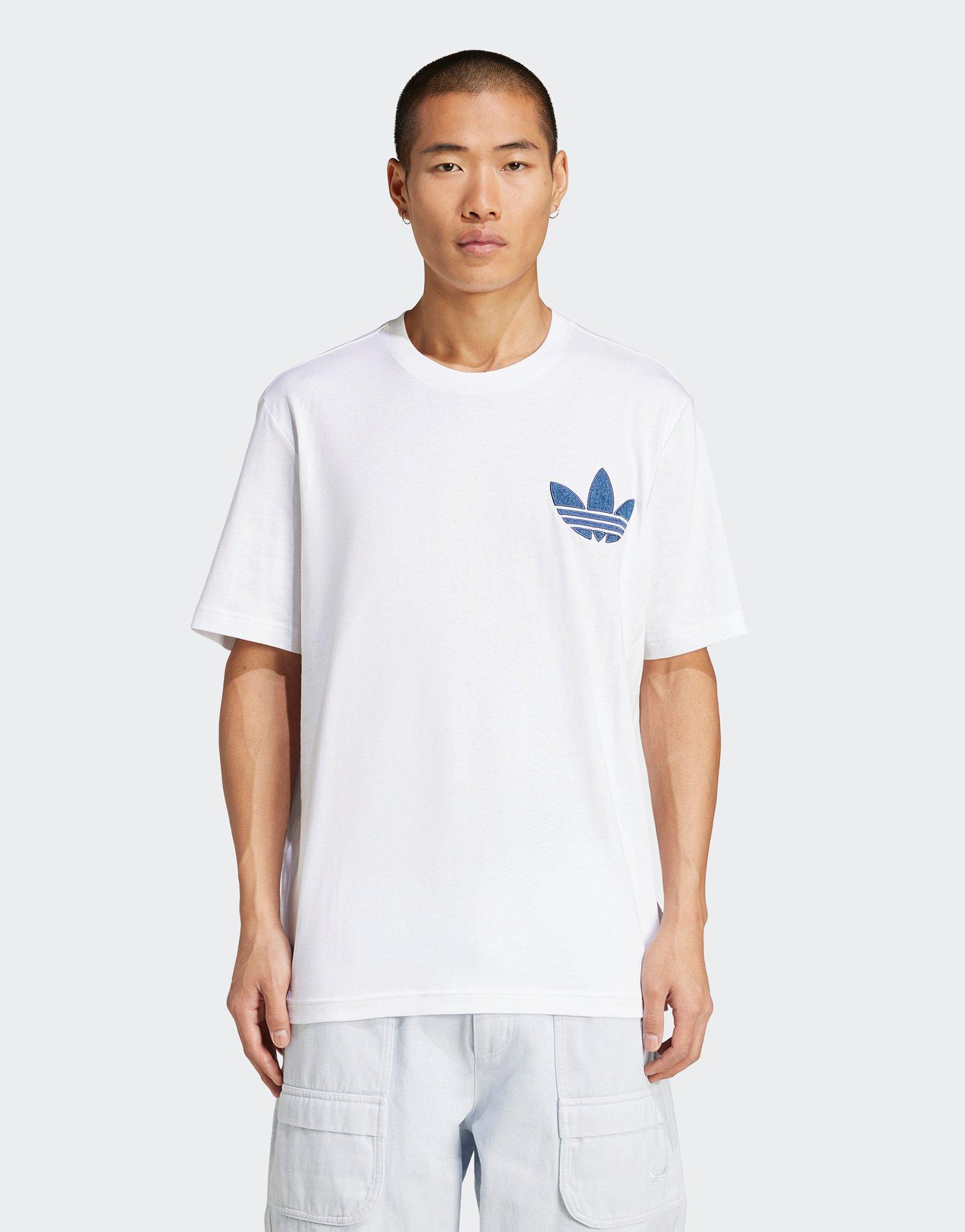 เสื้อยืดผู้ชาย Denim Trefoil