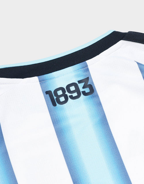 เสื้อและกางเกงฟุตบอลชุดเหย้าเด็กเล็ก Argentina 2026/27