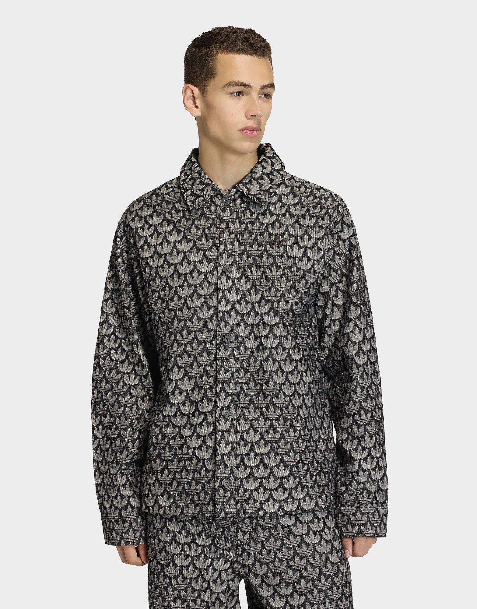 เสื้อแขนยาวผู้ชาย Denim Monogram