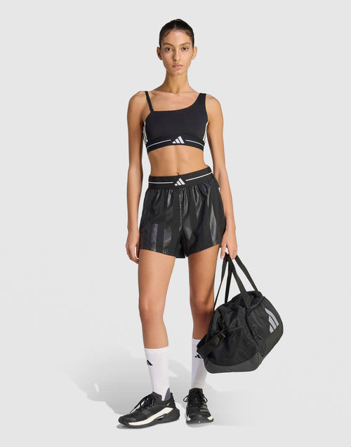 สปอร์ตบราผู้หญิง Hyperglam 3-Stripes