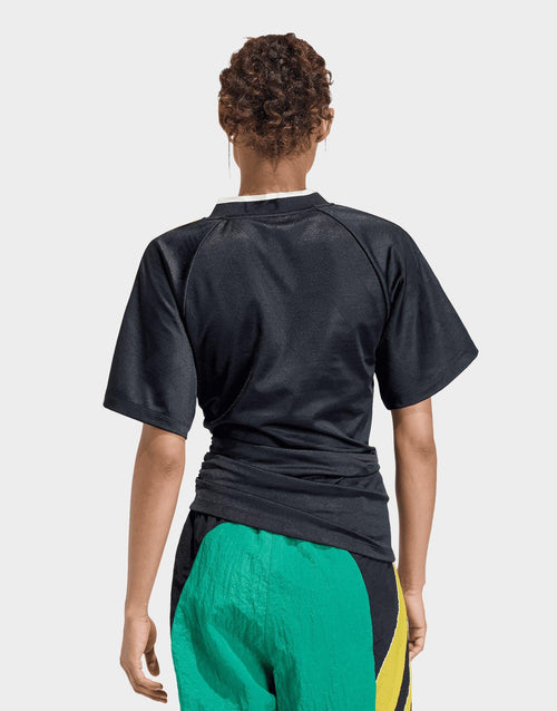 เสื้อแขนสั้นผู้หญิง Rouched Football Jersey
