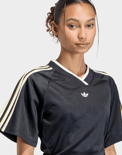 เสื้อแขนสั้นผู้หญิง Rouched Football Jersey