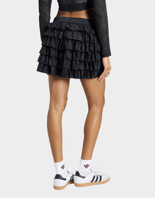 กระโปรงผู้หญิง Lace Ruffle Mini