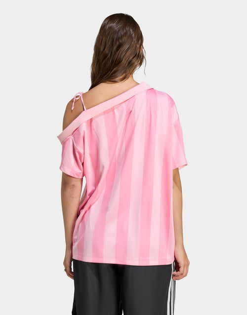 เสื้อแขนสั้นผู้หญิง Off Shoulder Jersey