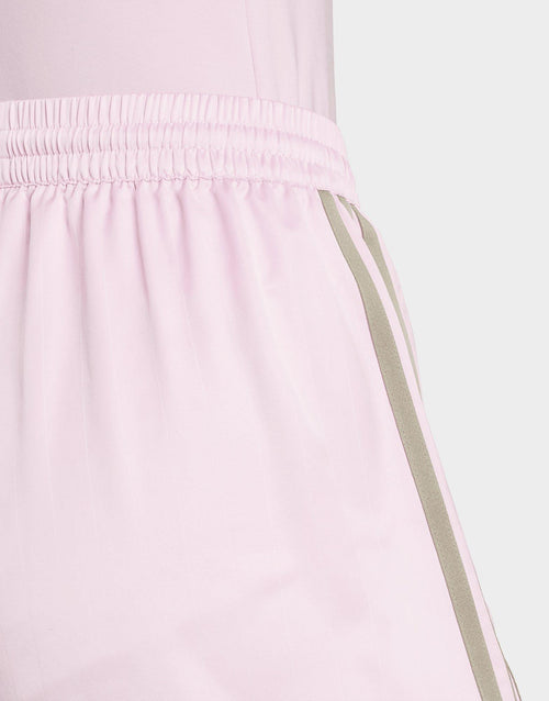 กางเกงขาสั้นผู้หญิง Pin-stripe Satin