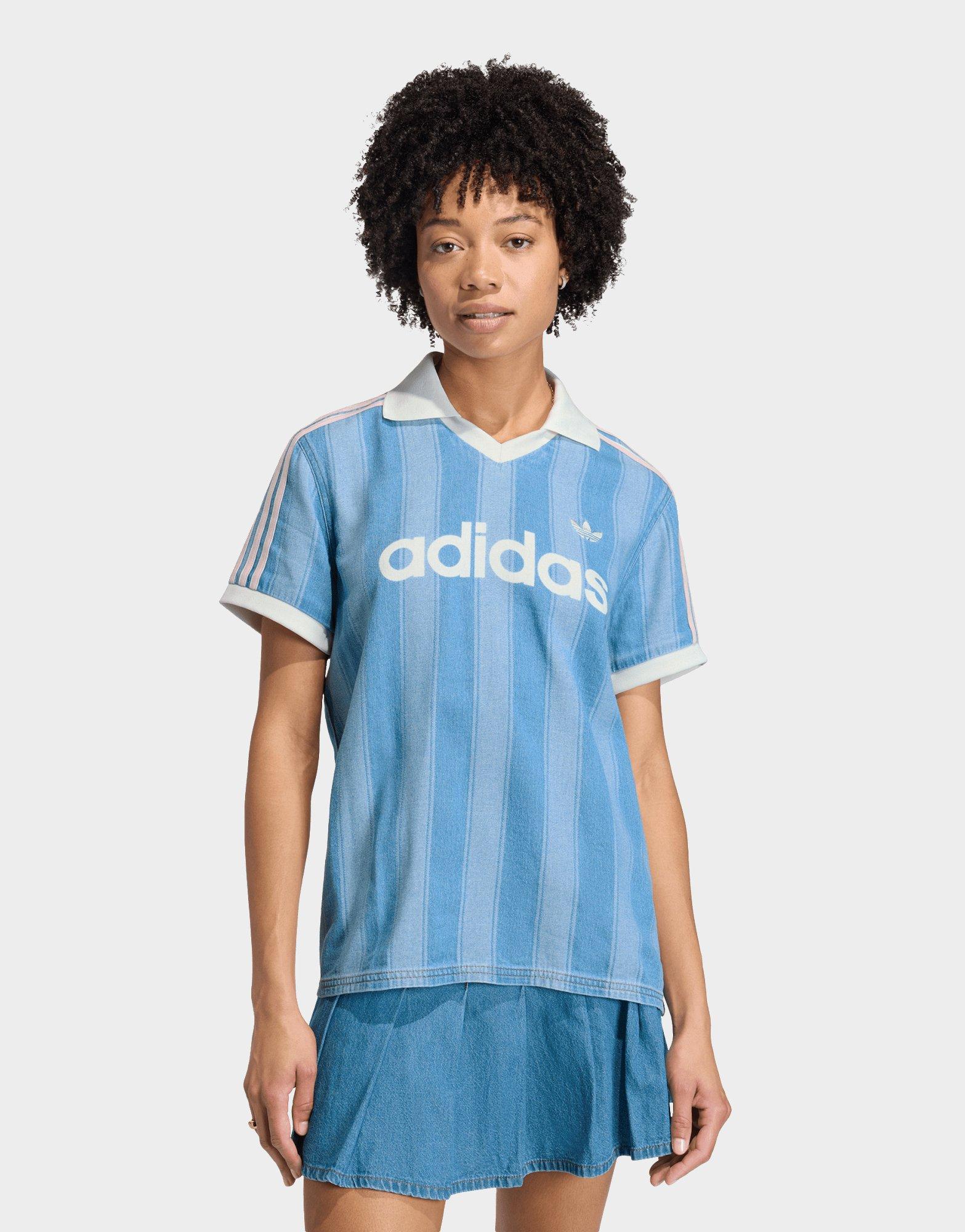 เสื้อยืดผู้หญิง Denim Football Jersey