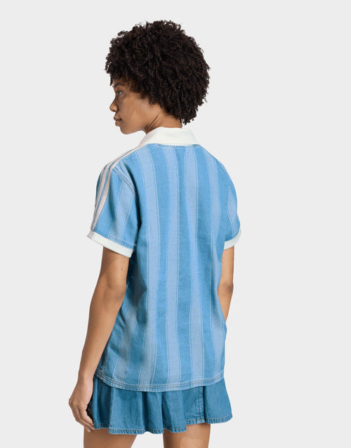 เสื้อยืดผู้หญิง Denim Football Jersey