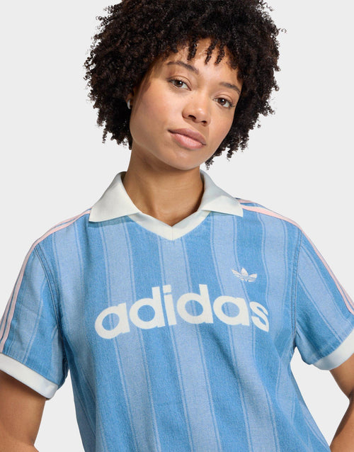 เสื้อยืดผู้หญิง Denim Football Jersey