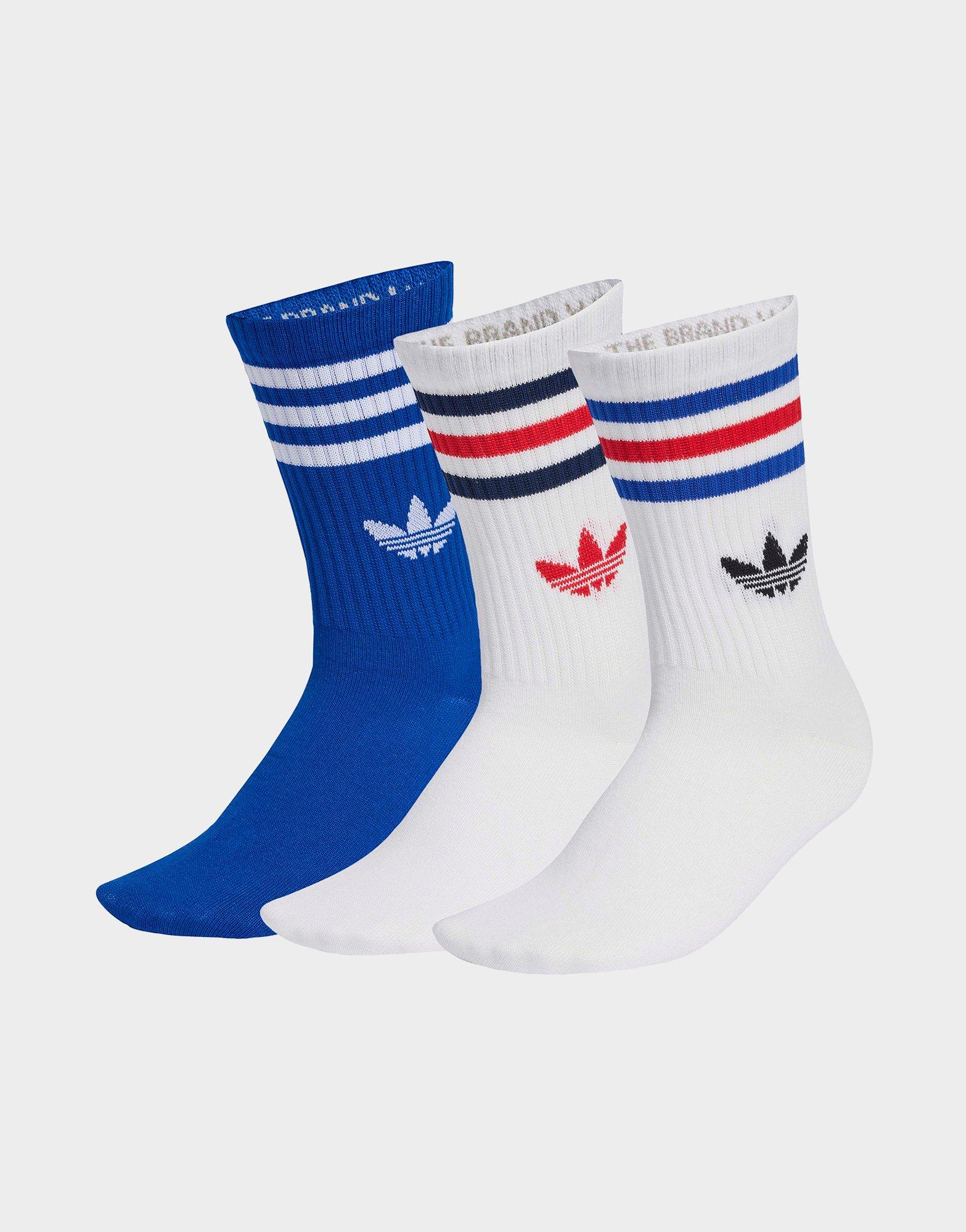 ถุงเท้า 3-Stripes Crew (แพค 3)