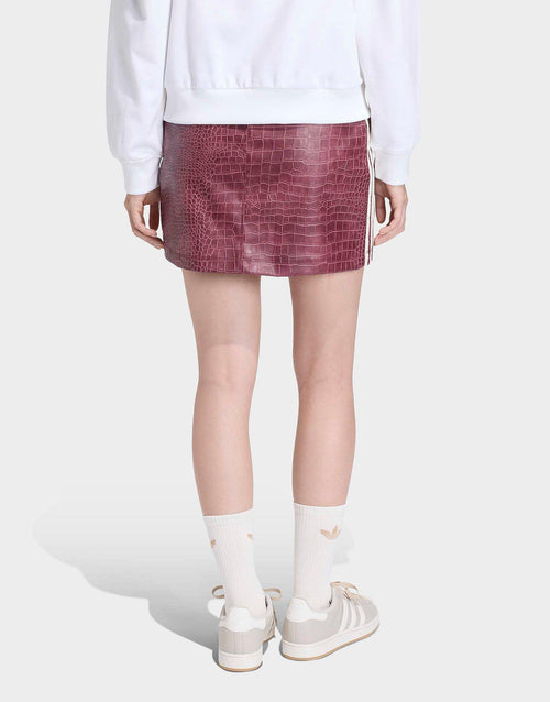 กระโปรงผู้หญิง Pleather Mini