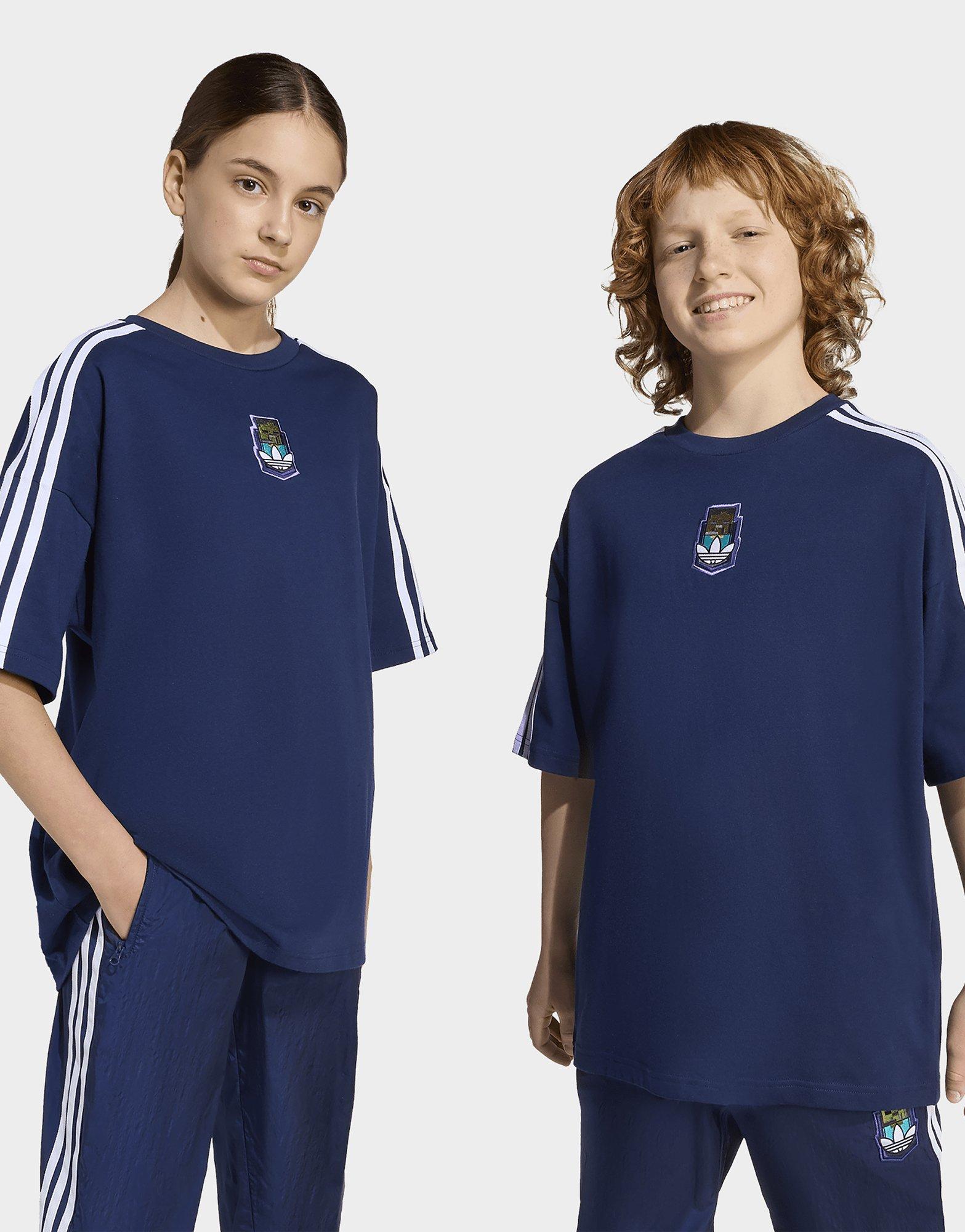 x Minecraft เสื้อยืดเด็กโต